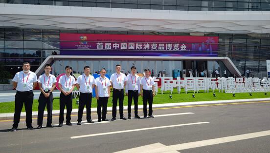 威视为首届中国国际消费品博览会保驾护航