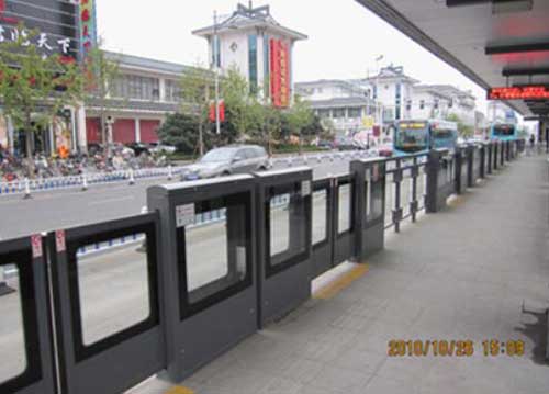 常州线BRT二号屏蔽门工程 - 中出网-智能出入口门户