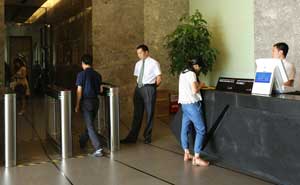 东莞万科中心成功应用德生访客机案例