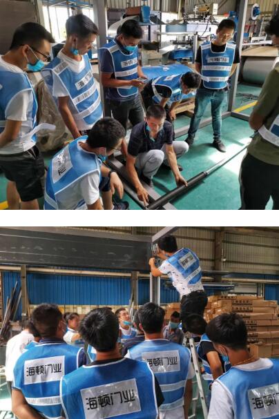 西南地区车库门安装技能培训会