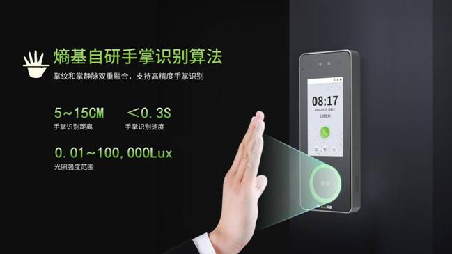 熵基自研手掌识别算法