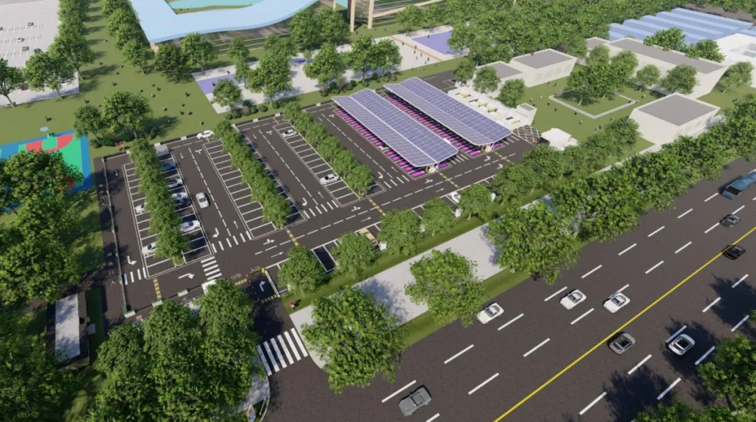 中国石油建成在粤最大的光储超充示范站