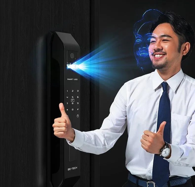 必达发布智能锁新品F3 Pro X：3D人脸、高清大屏、新增指纹定位设计