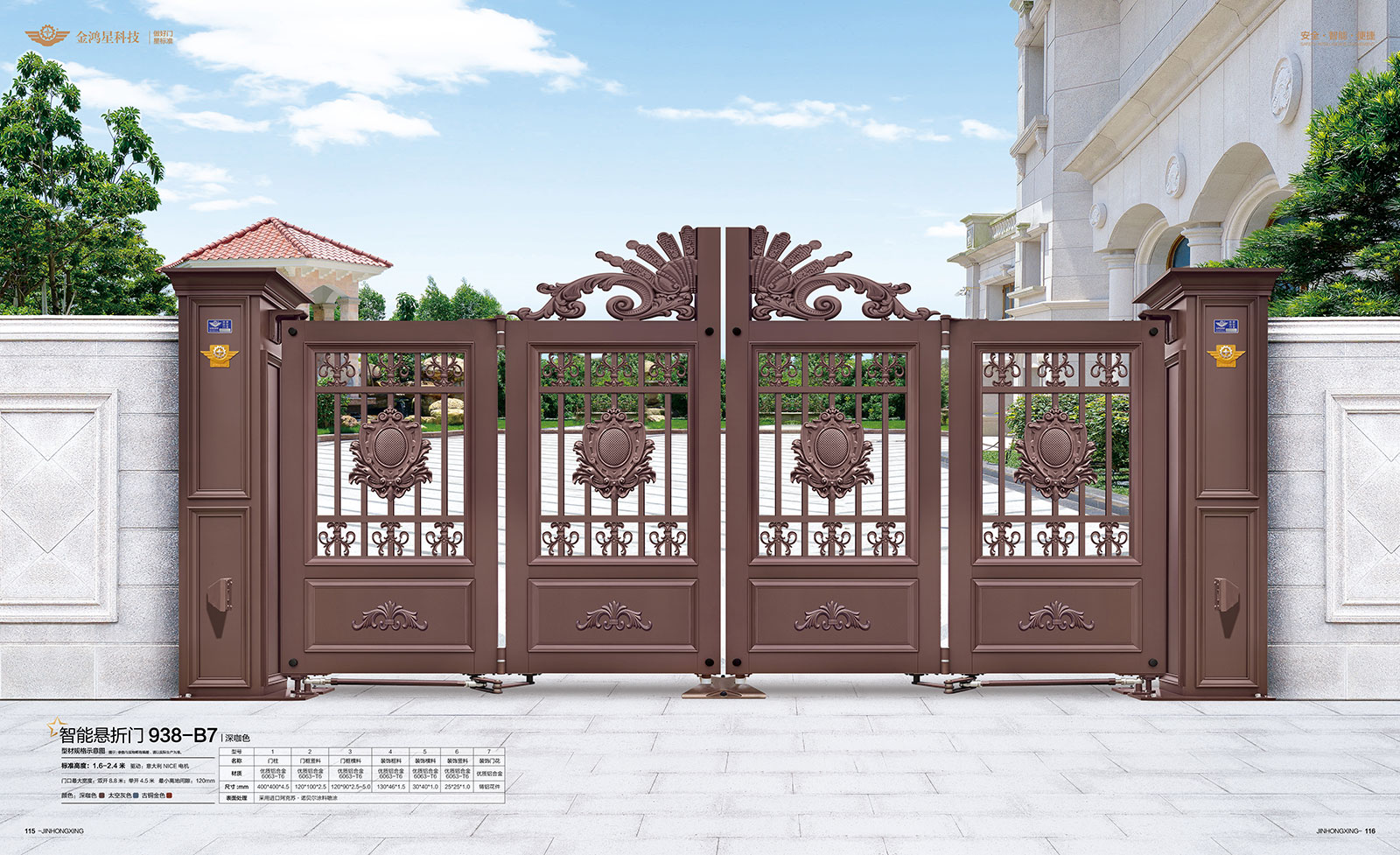 智能悬折门938-B7