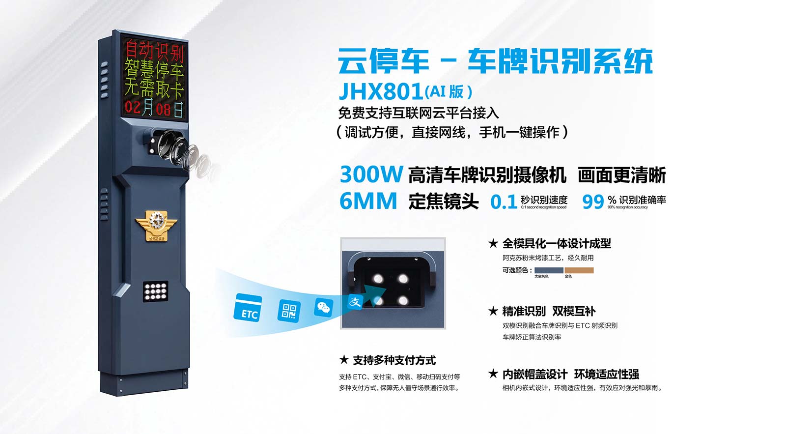 车牌识别JHX801
