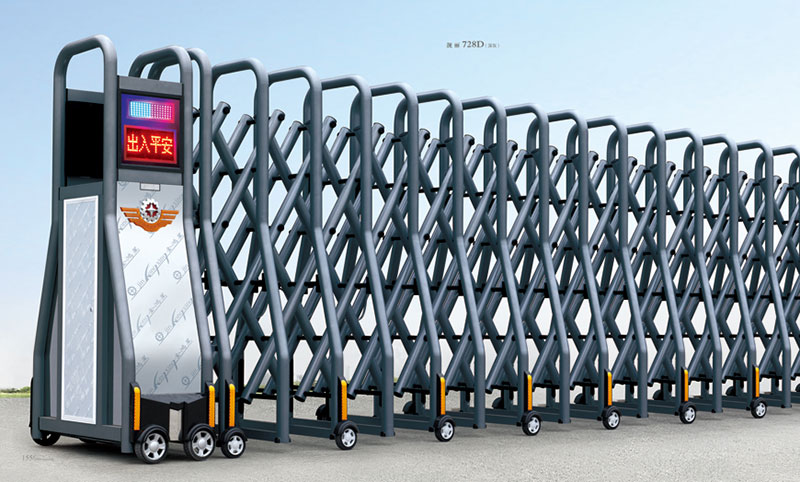 靓丽728D（深灰）铝合金伸缩门