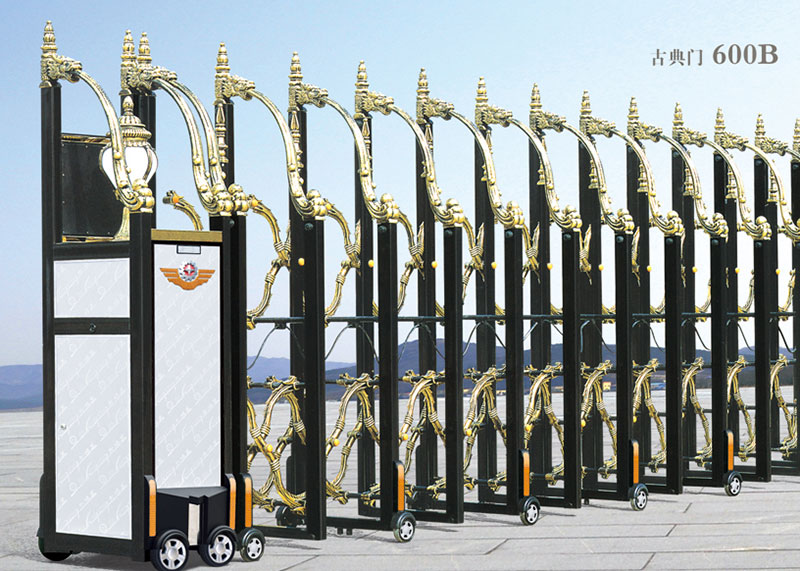 古典门600B铝合金伸缩门