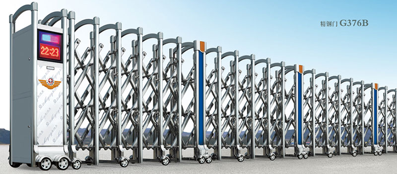 精钢门G376B不锈钢伸缩门