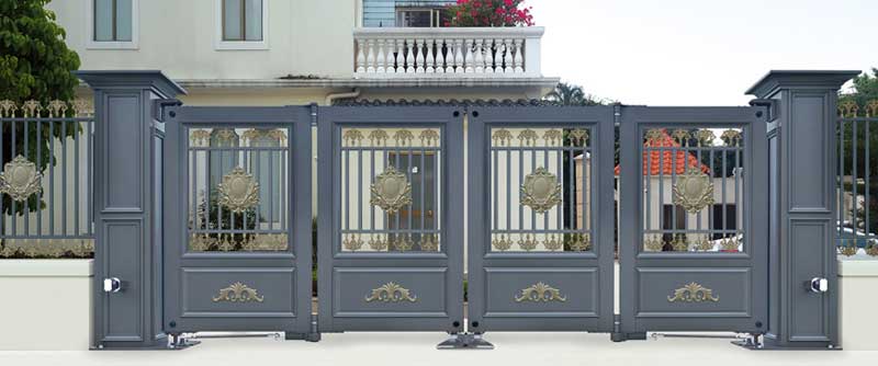 智能悬折门938-B8（深灰）