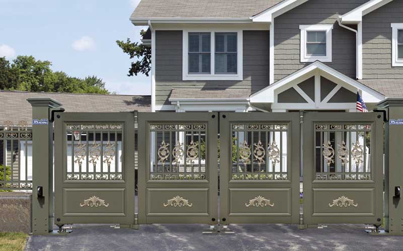 智能悬折门938-B10（深咖）