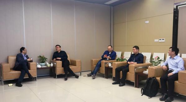 华为技术有限公司Cloud BU总裁郑叶来等高层管理人员莅临周泊通科技深圳总部参观访问