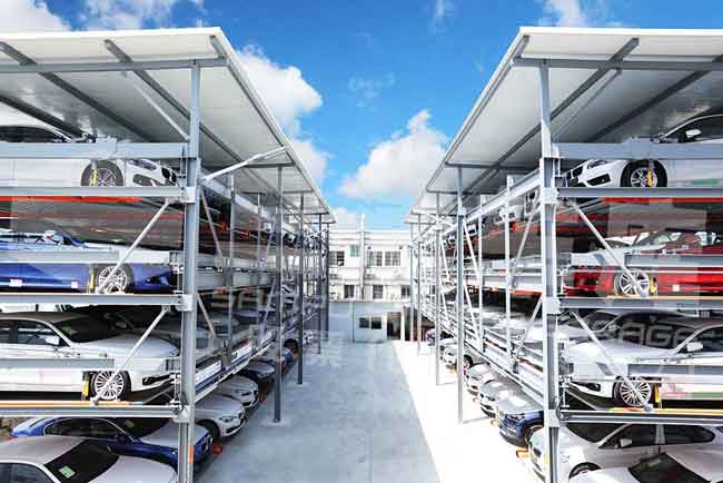 广州宝马集团宝马专用立体车库案例 - 中出网-智能出入口与停车充电门户