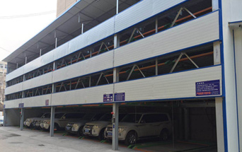 青海电科院（四层升降横移式）立体车库案例 - 中出网-智能出入口门户