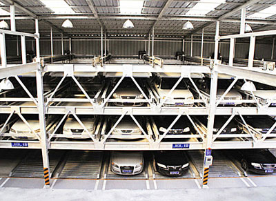 四层升降横移式立体车库