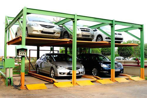 二层升降横移类立体车库