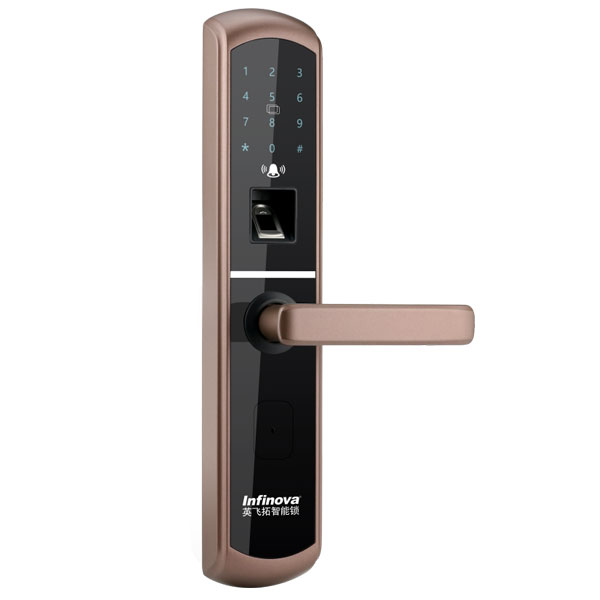 A1家用防盗直板密码指纹智能锁