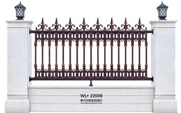 围墙护栏 - 豪华别墅庭院围栏WL·22009