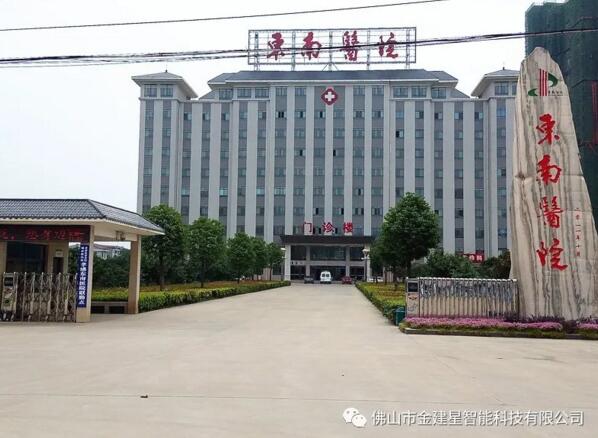 孝感市东南医院-枭龙880A伸缩门