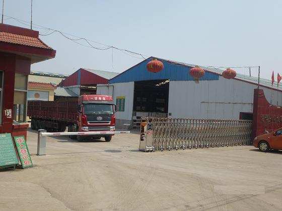 淄博大海瓷业有限公司伸缩门案例 - 中出网-智能出入口与停车充电门户