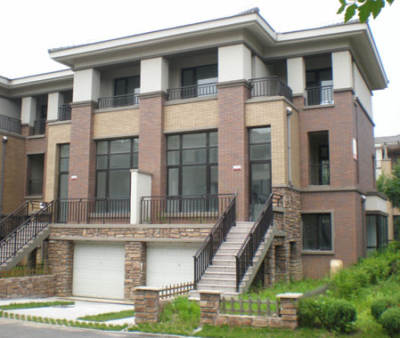 沈阳九如溪谷别墅-车库门案例