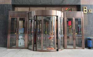 沈阳财富大厦-旋转门案例