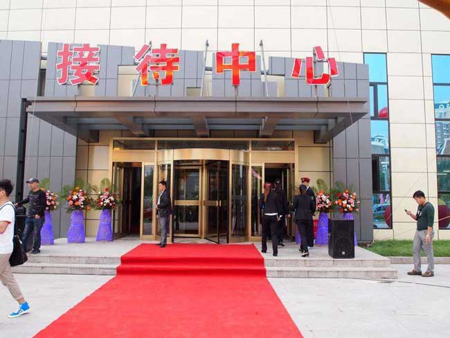 黑龙江城市之星营销中心旋转门案例 - 中出网-智能出入口门户