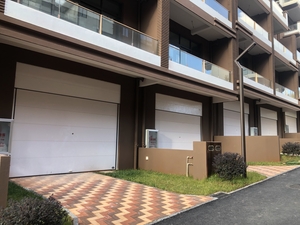     白色卡丁款车库门