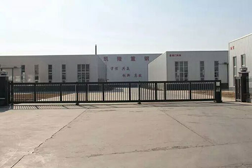 凯隆重钢伸缩门案例