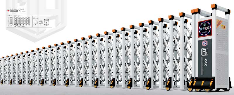 铝合金伸缩门-顺航启腾C