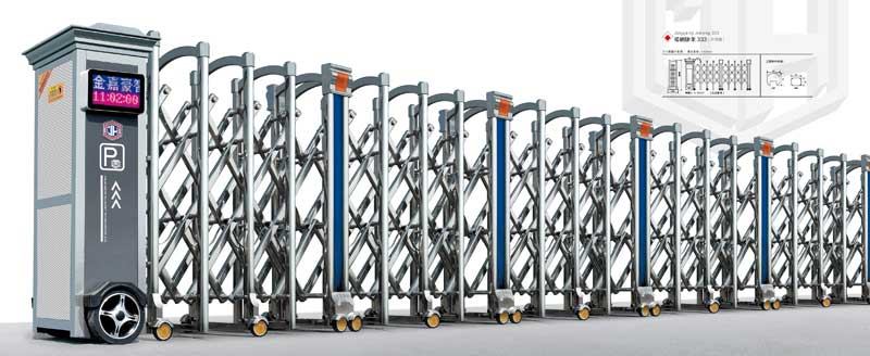 不锈钢伸缩门-精钢捷龙333