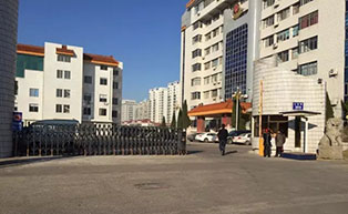 烟台莱山公安局伸缩门工程案例