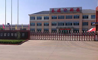 朱口集团红秀山磁业伸缩门工程案例