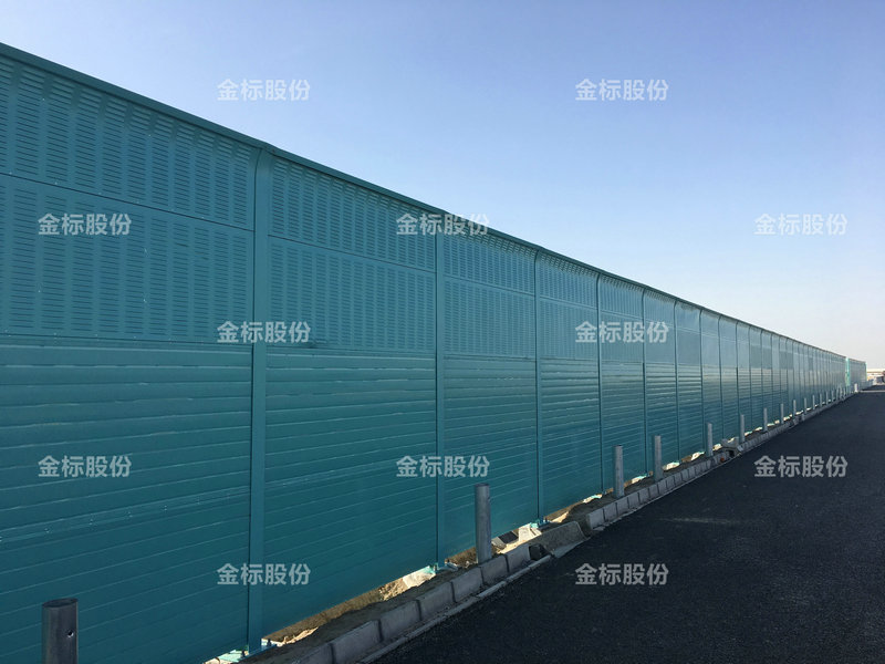 潍日高速滨海连接线声屏障护栏案例 - 中出网-智能出入口门户