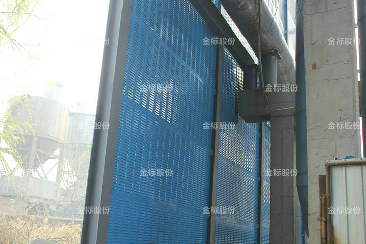 石家庄栾城电厂声屏障护栏案例 - 中出网-智能出入口门户