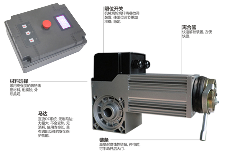 FALCON系列工业PVC快卷门电机