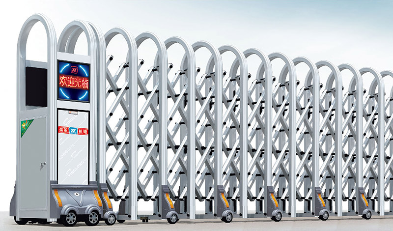 大弯网花1366-A铝合金伸缩门