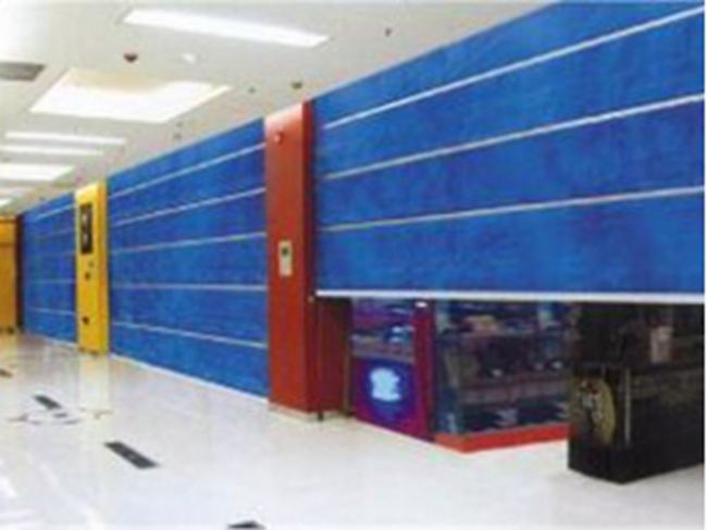 无机布防火卷帘门