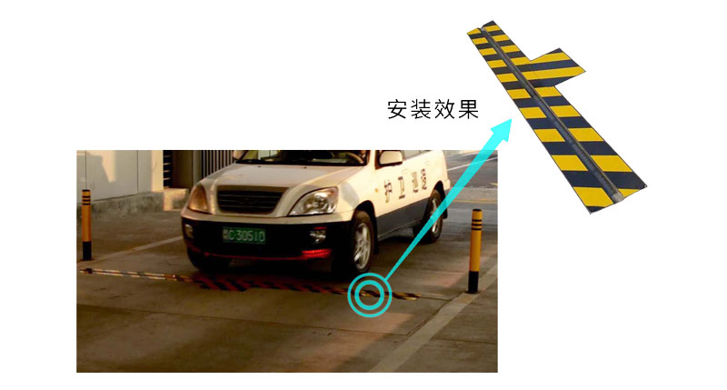 沉箱式车底检查系统