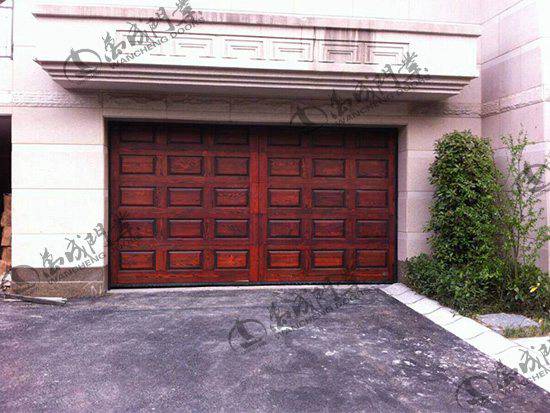 实木铝合金车库门