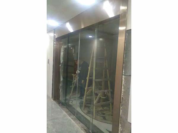 泰豪科技大厦自动门案例 - 中出网-智能出入口与停车充电门户