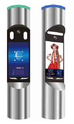 圆柱式人脸识别