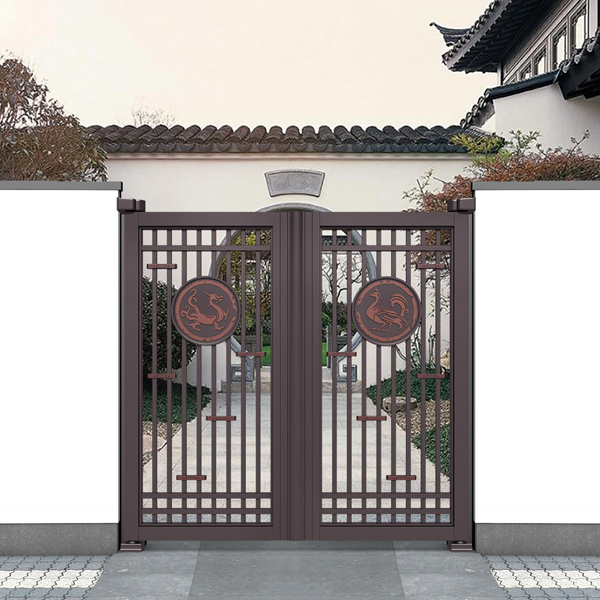 庭院门-龙凤呈祥