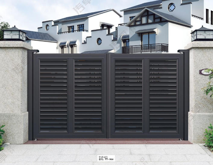 铝艺精铸庭院门系列-中式大门TY-2056