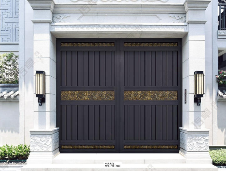 铝艺精铸庭院门系列-中式大门TY-2058