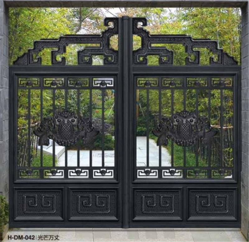 别墅大门豪华铝艺庭院门H-DM-042