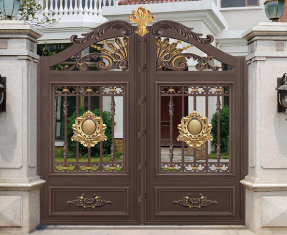 铝艺大门 LJ-8022