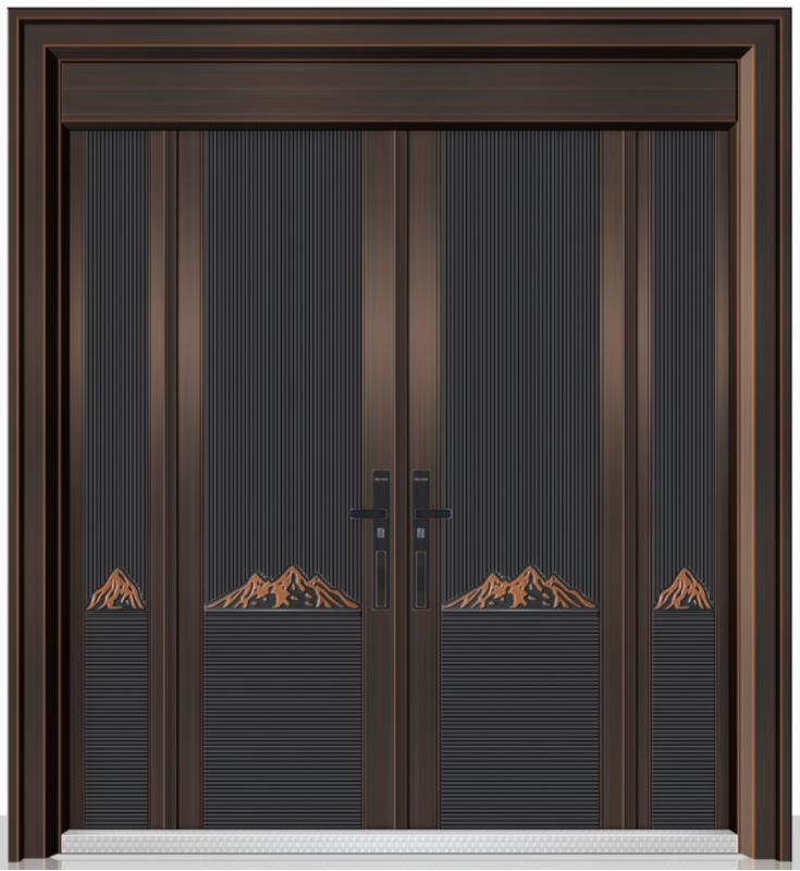 山青水秀-黄金真铜(黄古铜)