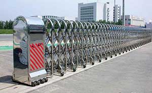 宜昌机械厂和谐伸缩门案例