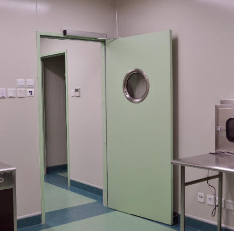 钢质平开自动门