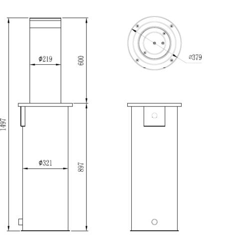 百胜半自动升降柱技术参数